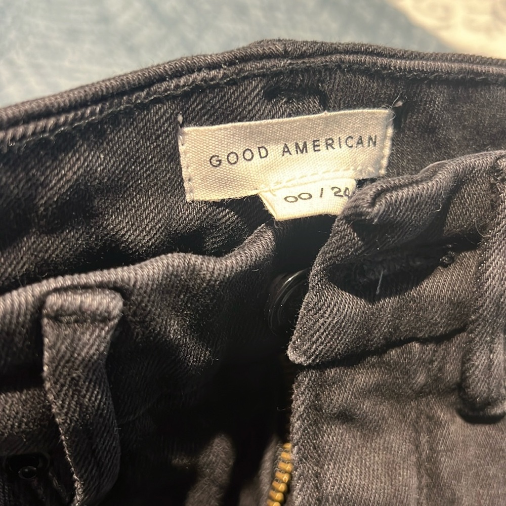 00/24 Black washed Good American Jeans